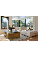 Gold Rectangular Coffee Table | Richmond Interiors Ironville | Oroatrade.com