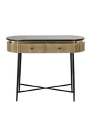 Oblong Marble 2-Drawer Console Table | Richmond Interiors Ironville | Oroatrade.com