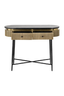 Oblong Marble 2-Drawer Console Table | Richmond Interiors Ironville | Oroatrade.com