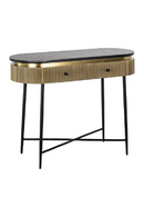 Oblong Marble 2-Drawer Console Table | Richmond Interiors Ironville | Oroatrade.com