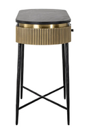 Oblong Marble 2-Drawer Console Table | Richmond Interiors Ironville | Oroatrade.com