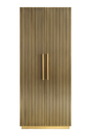 Gold 2-Door Cabinet | Richmond Interiors Ironville | Oroatrade.com