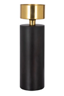 Black Cylindrical Candle Holder | Richmond Interiors Tess | Oroatrade.com