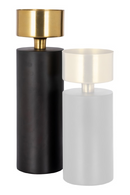 Black Cylindrical Candle Holder | Richmond Interiors Tess | Oroatrade.com