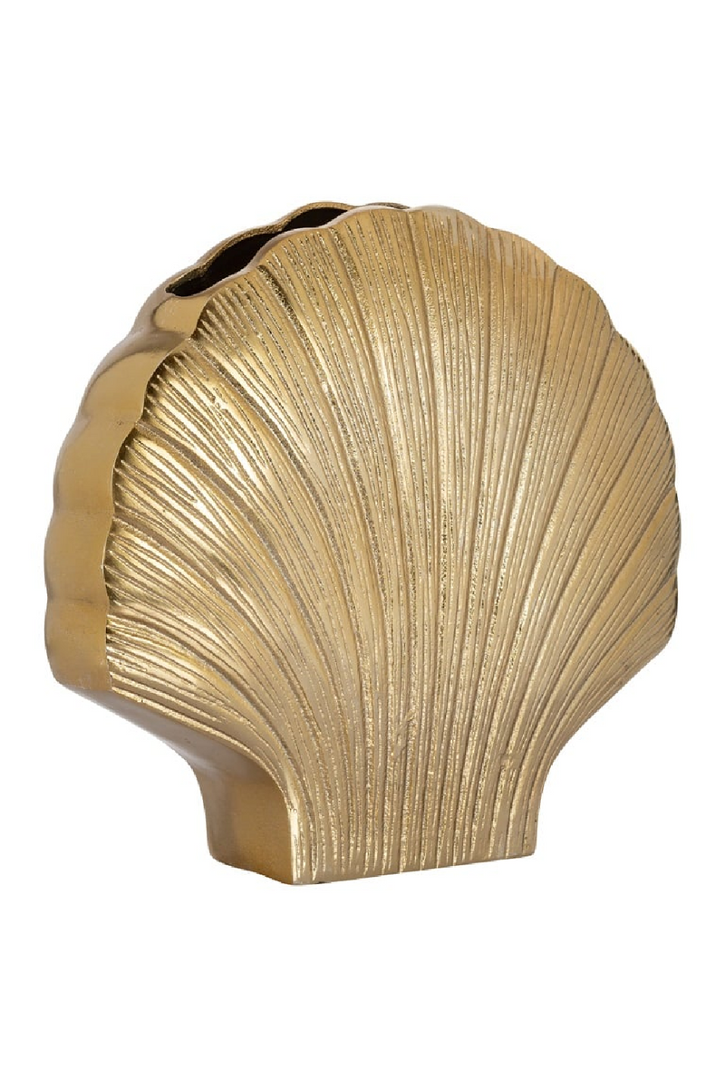 Gold Seashell Vase L | OROA Noé | Oroatrade.com