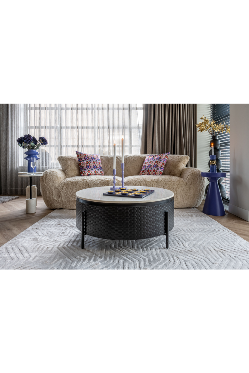 Round Marble Coffee Table | OROA Santorini | Oroatrade.com