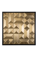 Gold Faceted Wall Art | Richmond Interiors Tetro | Oroatrade.com