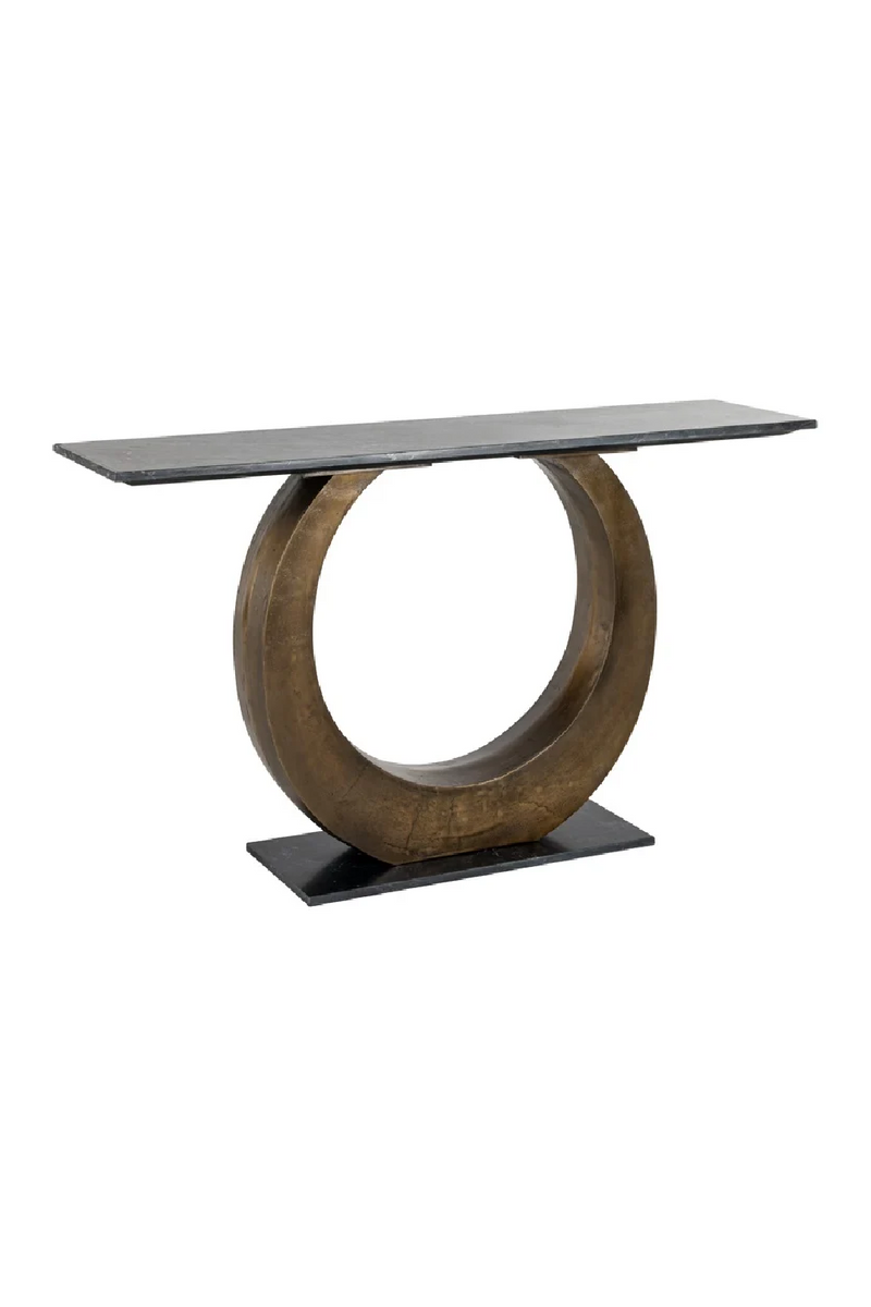 Aluminium Ring Console Table | OROA Luna | Oroatrade.com