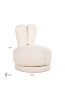 White Modern Kids Chair | Richmond Interiors Bunny | Oroatrade.com