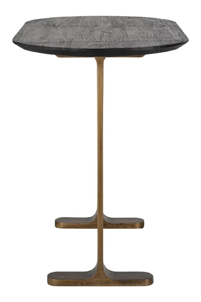 Oval Mango Wood Bar Table | OROA Revelin | Oroatrade.com