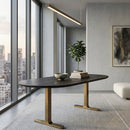 Mango Wood Modern Dining Table | Richmond Interiors Revelin