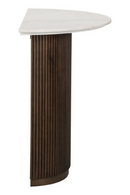 Semi-Circle Marble Console | Richmond Interiors Mayfield | Oroatrade.com