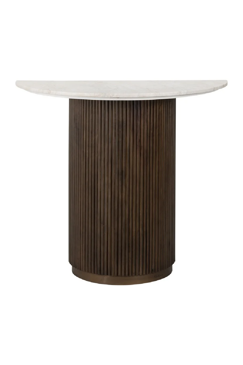 Semi-Circle Marble Console | OROA Mayfield | Oroatrade.com