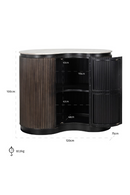 Marble 1-Door Bar Table | Richmond Interiors Mayfield | Oroatrade.com