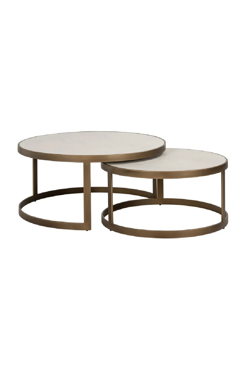 Round Nesting Coffee Table | OROA Whitebone | Oroatrade.com