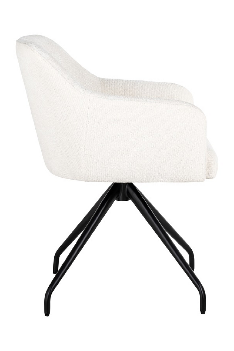 White Swivel Chair | OROA Benthe | Oroatrade.com