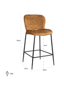 Upholstered Counter Stool | Richmond Interiors Darby | Oroatrade.com