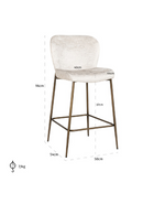 Upholstered Counter Stool | Richmond Interiors Darby | Oroatrade.com