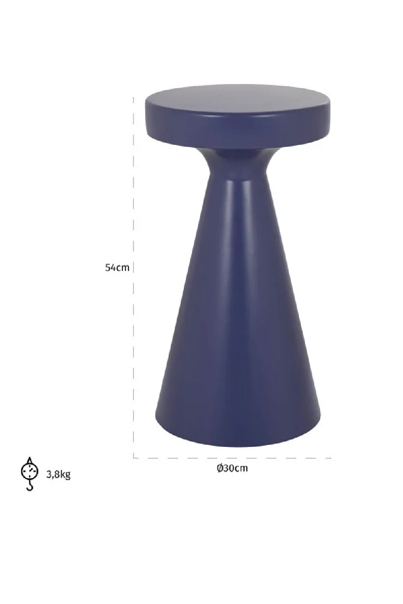 Purple Modern Side Table L | OROA Kimble | Oroatrade.com