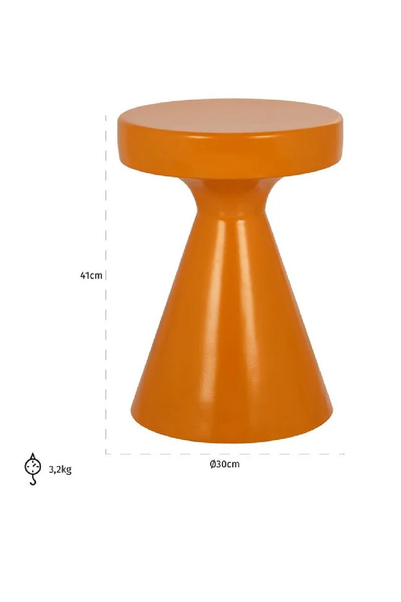 Orange Modern Side Table | OROA Kimble | Oroatrade.com