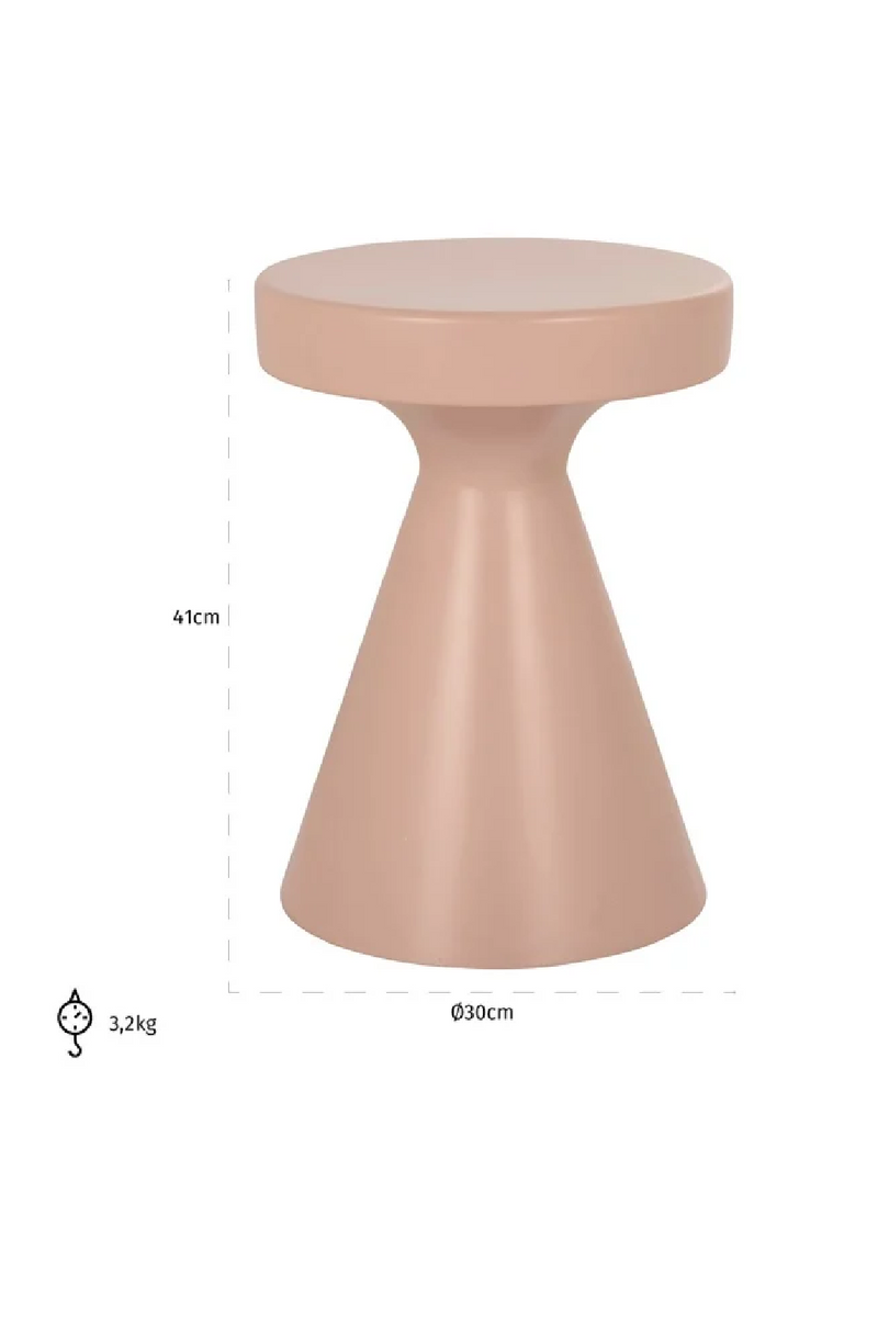 Pink Modern Side Table | OROA Kimble