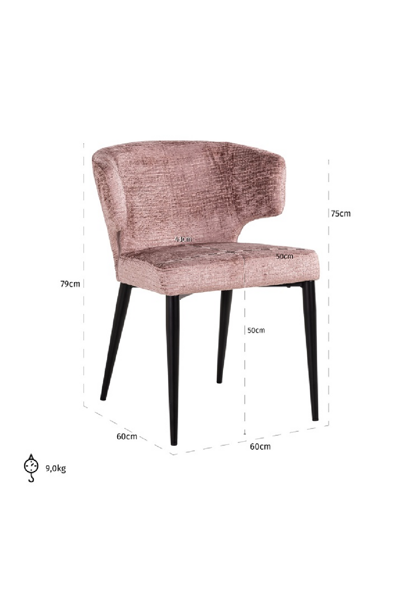 Modern Wingback Dining Chair | OROA Taylor | Oroatrade.com