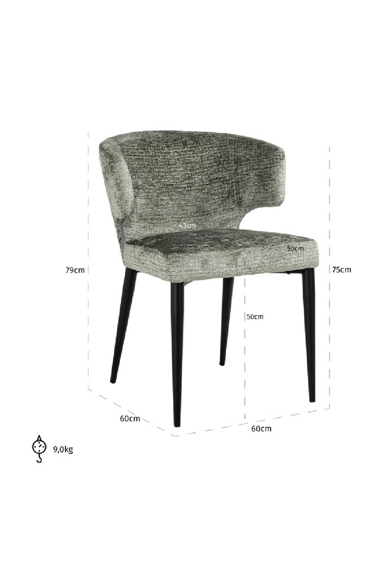 Modern Wingback Dining Chair | OROA Taylor | Oroatrade.com