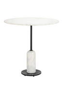 White Marble Pedestal Dining Table | Richmond Interiors Jagger | Oroatrade.com