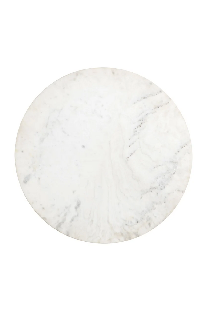 White Marble Pedestal Dining Table | OROA Jagger | Oroatrade.com
