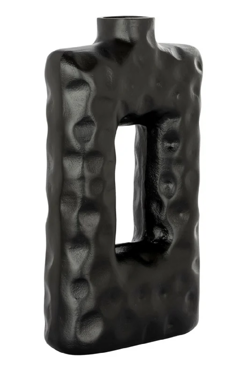 Black Aluminium Rustic Vase | OROA Alain | Oroatrade.com