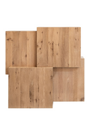 Oak Geometrical Coffee Table | Richmond Interiors Lennox | Oroatrade.com