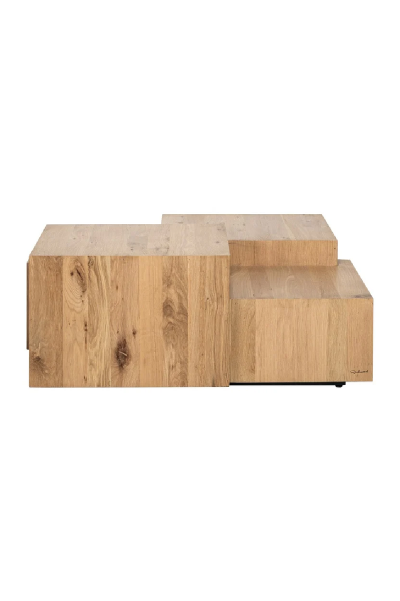Oak Geometrical Coffee Table | OROA Lennox | Oroatrade.com