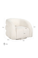 Curved Swivel Lounge Chair | Richmond Interiors Arcus | Oroatrade.com