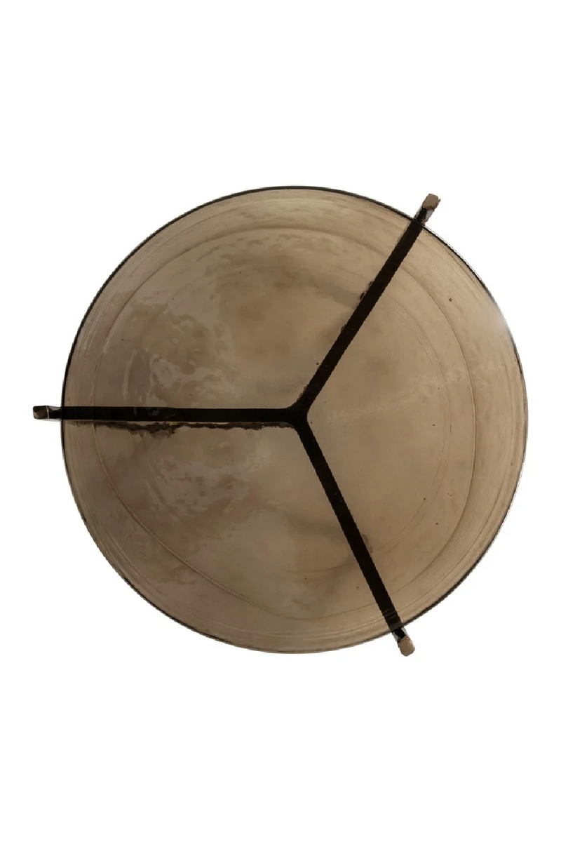 Round Glass Side Table | OROA Mateo | Oroatrade.com