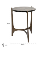 Round Glass Side Table | Richmond Interiors Mateo | Oroatrade.com