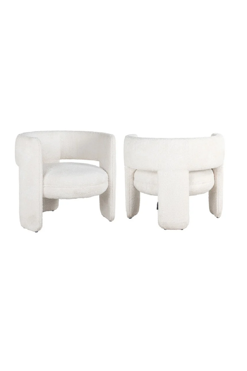 White Modern Accent Chair | OROA Lima | Oroatrade.com