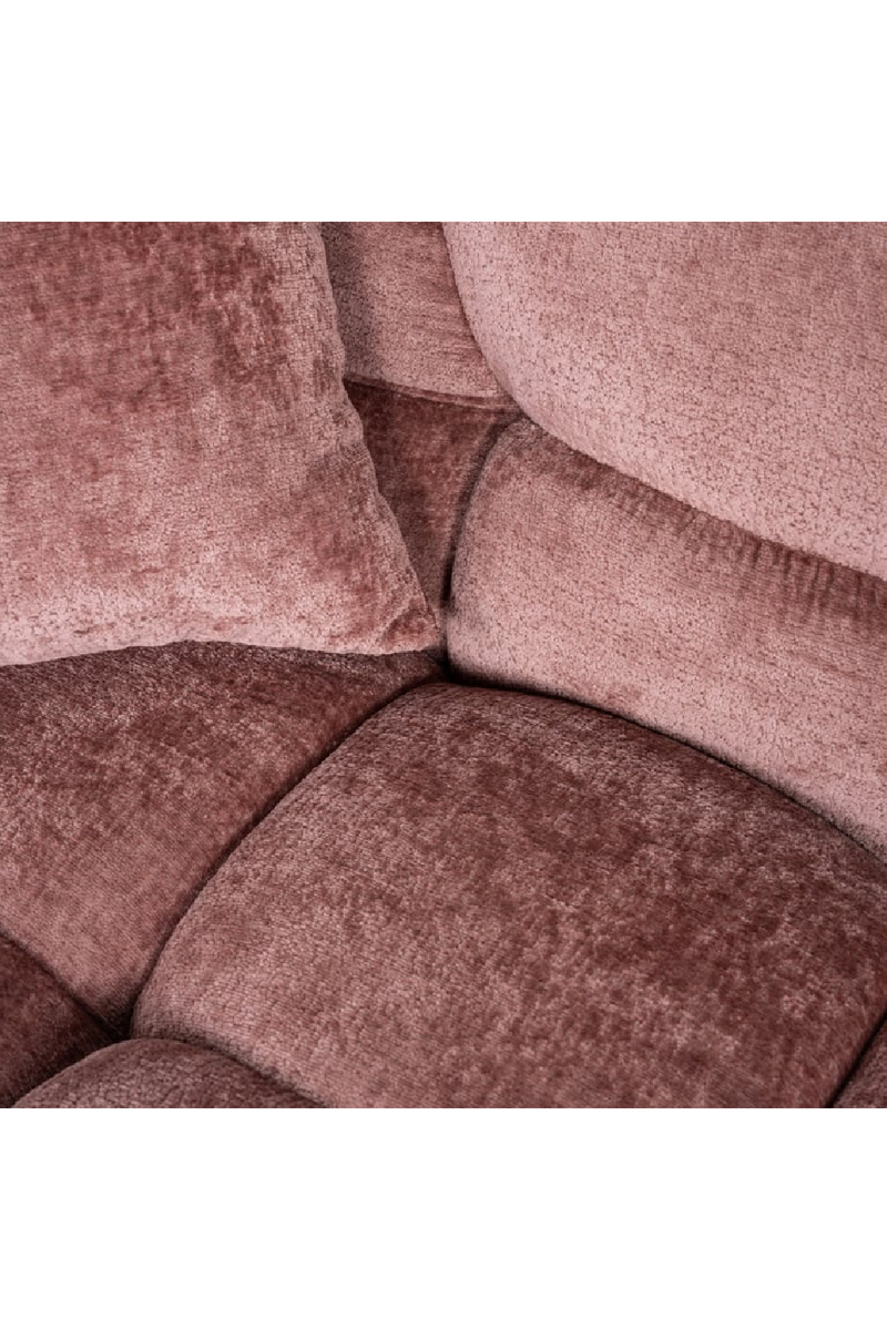 Chenille Chanelled Sofa | OROA Charelle | Oroatrade.com