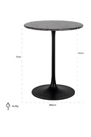 Marble Pedestal Bistro Table | Richmond Interiors Carlten | Oroatrade.com