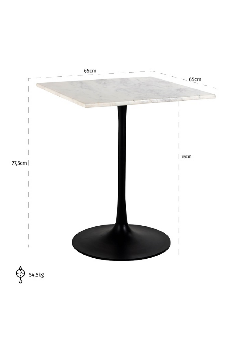 Square Marble Bistro Table | OROA Carlten | Oroatrade.com