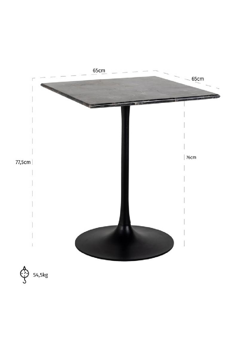 Square Marble Bistro Table | OROA Carlten | Oroatrade.com