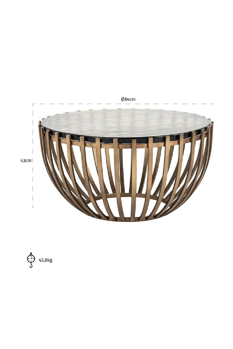 Glass Modern Coffee Table | OROA Volante | Oroatrade.com