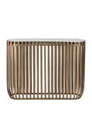 Glass Modern Console Table | Richmond Interiors Volante | Oroatrade.com