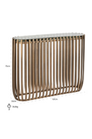 Glass Modern Console Table | Richmond Interiors Volante | Oroatrade.com