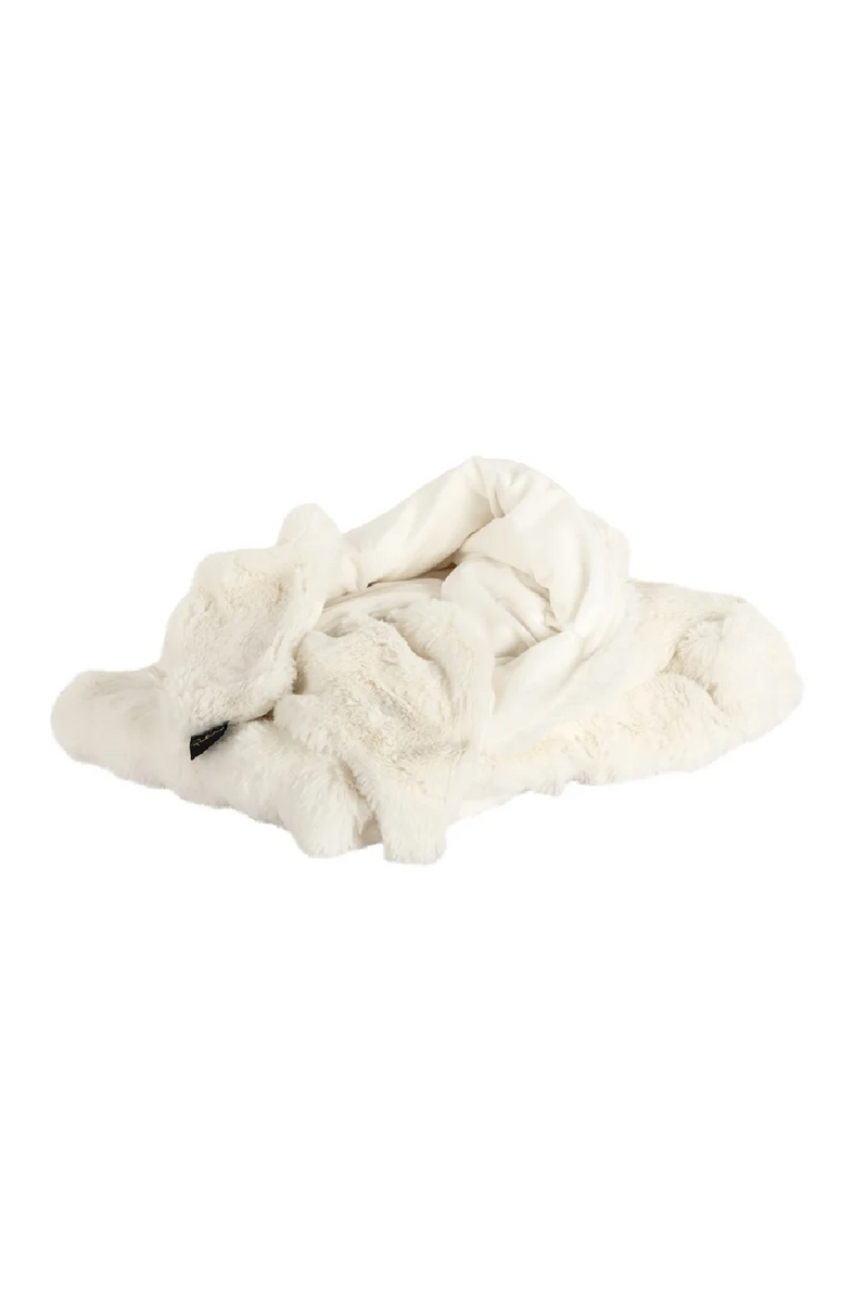 White Furry Blanket | OROA Nassim | Oroatrade.com