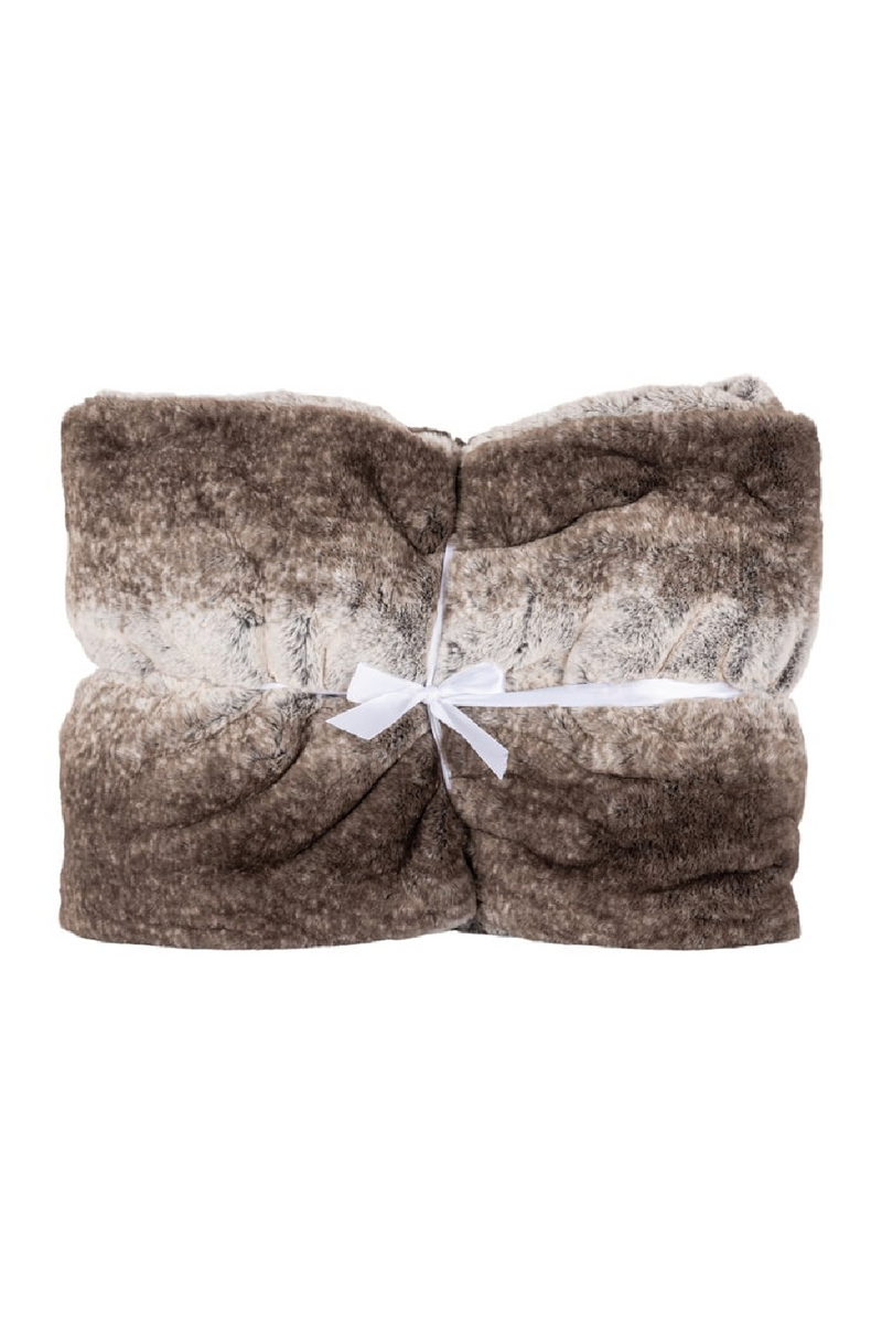 Brown Furry Blanket | OROA Nanoek | Oroatrade.com