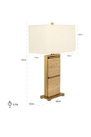 Marble Modern Table Lamp | Richmond Interiors Meyra | Oroatrade.com