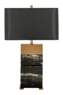 Black Marble Table Lamp | Richmond Interiors Serena | Oroatrade.com