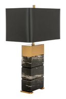 Black Marble Table Lamp | Richmond Interiors Serena | Oroatrade.com