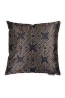 Dark Chain Patterned Pillow | Richmond Interiors Meagan | Oroatrade.com