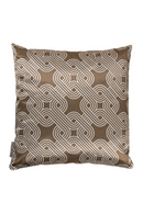 Brown Chain Patterned Pillow | Richmond Interiors Marsha | Oroatrade.com